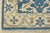 Oushak Runner 2’7” X 10′ Blue Wool Tribal Hand-Knotted Oriental Rug For Sale - Image 10 of 13