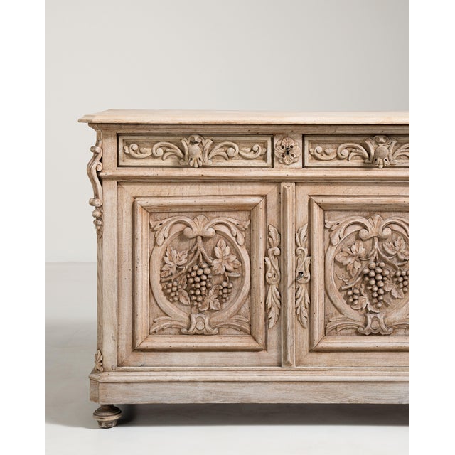 Oak Henri II Carved Buffet, Antique, France, 19th Century For Sale - Image 12 of 16