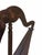 Large Antique Early 20th Century Oak Wood Stag Head Harp For Sale In San Francisco - Image 6 of 13
