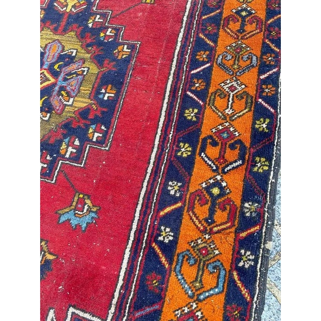 Textile Vintage Turkish Rug For Sale - Image 7 of 18