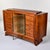 Burnt Umber French Art Deco Rosewood Veneer Cabinet With Eight Drawers and Glass Display Case For Sale - Image 8 of 12