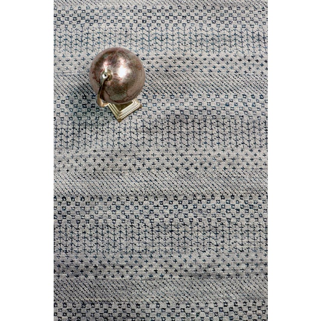 Modern Pasargad Home Transitiona Silver Area Rug- 9'10" X 13' 9" For Sale - Image 3 of 6