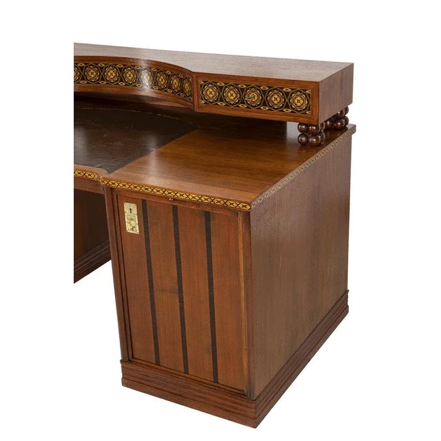 1910s Desk by Matthias Feller for M. Ballin München, 1912 For Sale - Image 5 of 13