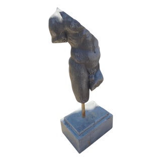 Greek Style Torso Sculpture, 1970, Stone For Sale