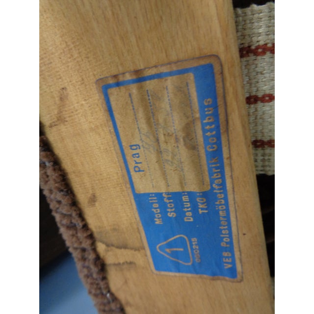 1960s German Cocktail Sofa from VEB Polstermöbelfabrik Cottbus, 1960s For Sale - Image 5 of 7