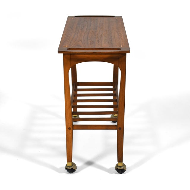 Wood Lane "Accent" Serving Cart For Sale - Image 7 of 9