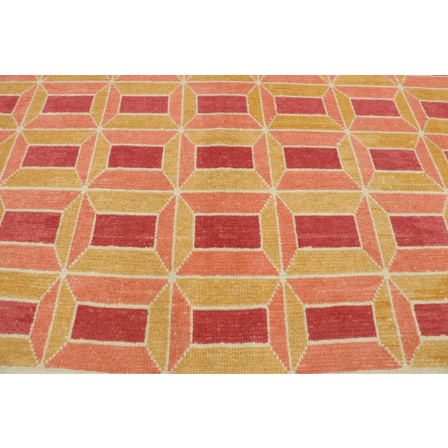 Early 21st Century Cubist Bauhaus Turkish Moroccan Rug - 09'11 X 12'04 For Sale - Image 5 of 10