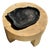 Large Trinket Tray in Black Petrified Wood For Sale