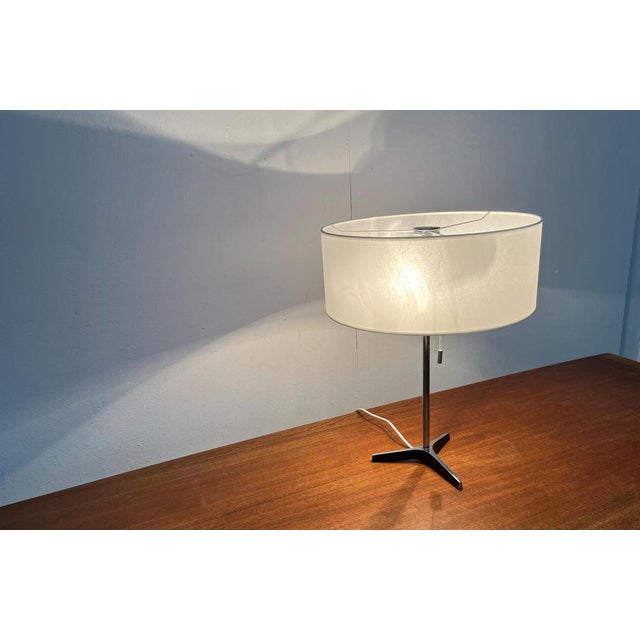 Mid-Century Space Age Minimalist Tripod Table Lamp, 1960s For Sale - Image 10 of 18