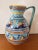 Italian Circa 1970 Italian Deruta Ware Faience Pottery Stamped Pitcher, Made in Italy For Sale - Image 3 of 9