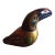 1970s Sergio Bustamante Style Tonala Brass & Ceramic Toucan Figurine For Sale
