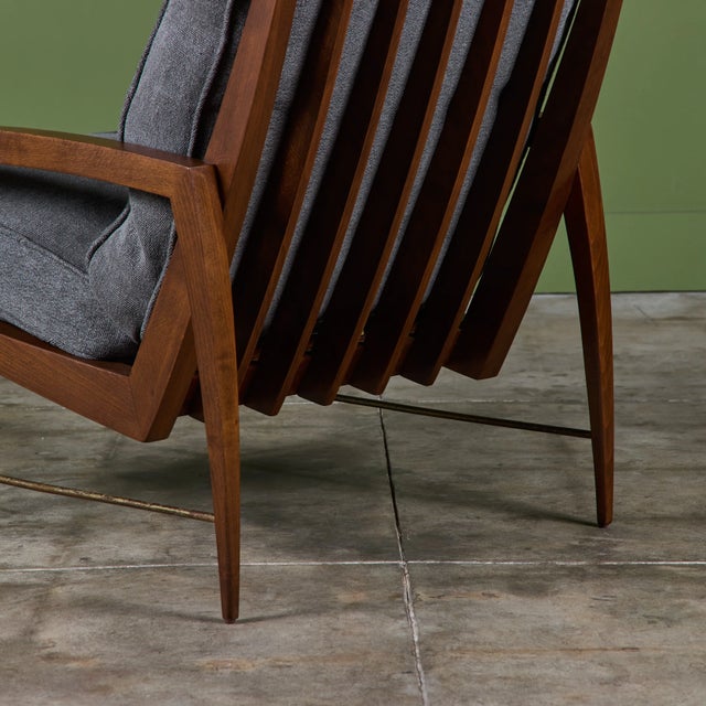 High-Back Lounge Chair by Dan Johnson for Selig For Sale - Image 16 of 17