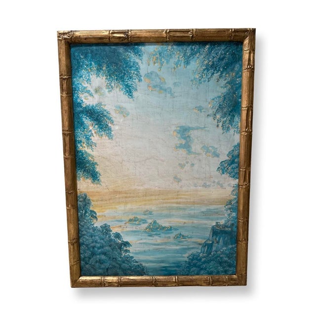 Italian Vintage Italian Paintings Framed - A Pair For Sale - Image 3 of 8