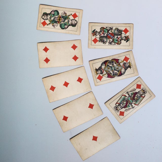 Antique Austrian C. Titze & Schinkay Tarock Playing Cards, Vienna, Circa 1880s For Sale - Image 12 of 17