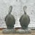 Vintage Coastal Monumental Cast Concrete Pelicans Statues - a Pair For Sale - Image 4 of 12