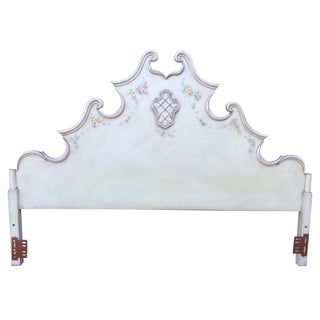 Painted King-Size Headboard For Sale