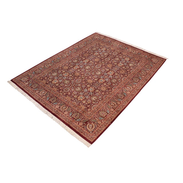 Designed with mesmerizing intricacy and gorgeous color palette, this hand-knotted masterpiece demonstrates the beauty and...