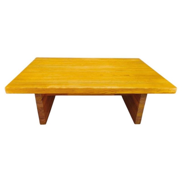 Vintage Scandinavian Pine Coffee Table, 1960s For Sale - Image 13 of 13