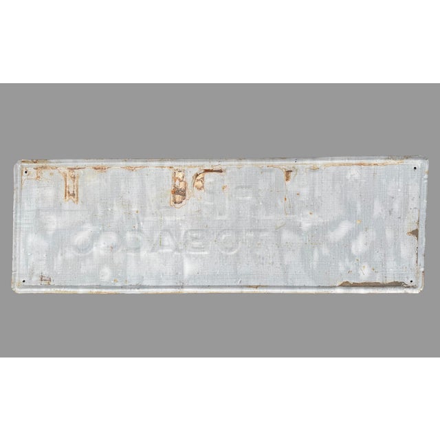 Mid 20th Century Vintage Hi - Plane 10 Cent Tobacco for Pipe & Cigarettes Advertising Sign For Sale - Image 5 of 7