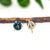 Round 5mm - London Blue Topaz Solitaire Martini Studs in 14k Solid Gold- Set of 2 For Sale In Columbus - Image 6 of 7
