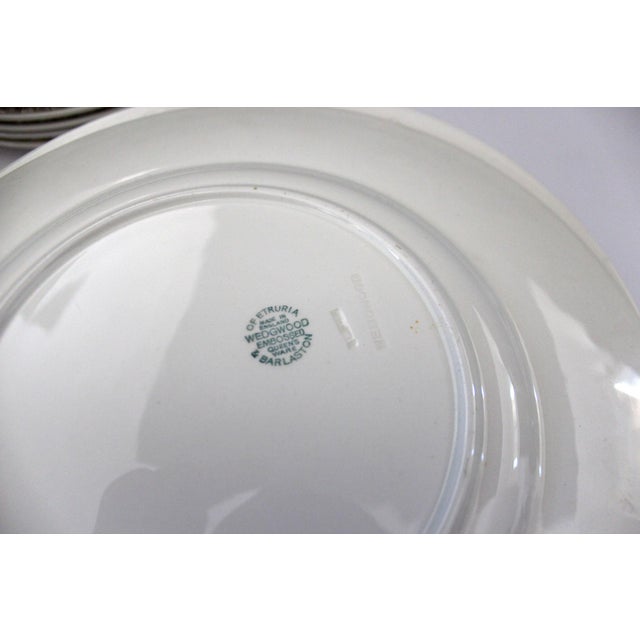 1960's English Traditional Wedgwood Embossed Queensware 13 Piece Set