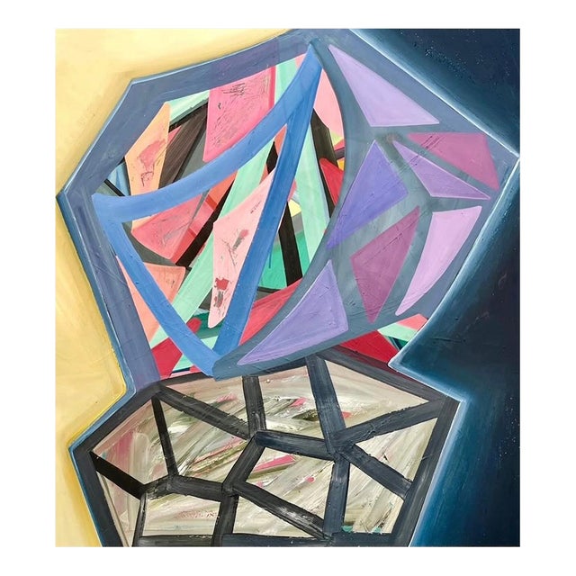 Contemporary Abstract Oil on Panel "The Eclipse" by Ashlynn Browning For Sale
