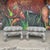 Postmodern Pair of Oriental Fully Upholstered Beachley Furniture Peacock Ottomans For Sale - Image 3 of 12