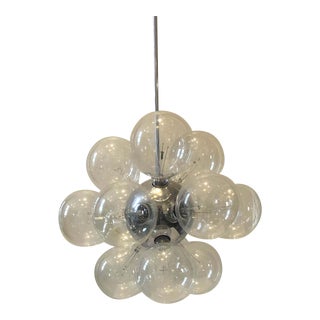 1960s Chrome and Glass Globes Sputnik Lamp For Sale