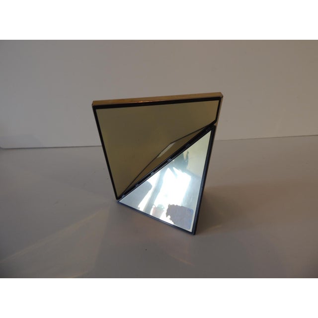 Vintage Art Deco Style Enameled Small Picture Frame | Chairish