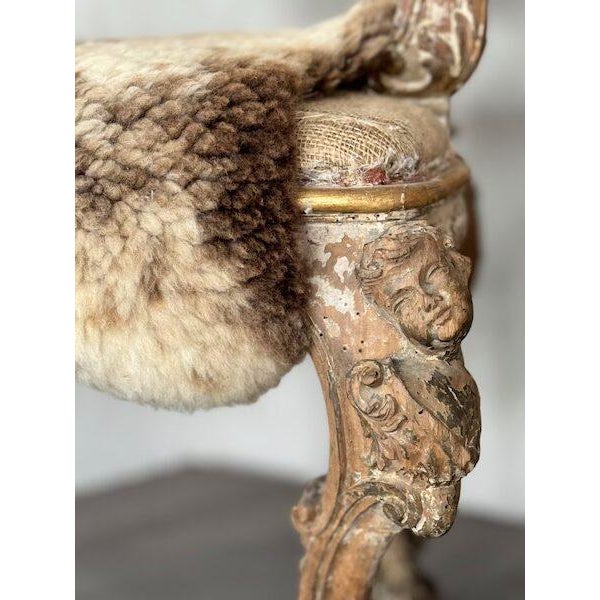 17th Century Italian Museo Di Roma Grand Salon Chair For Sale - Image 11 of 14