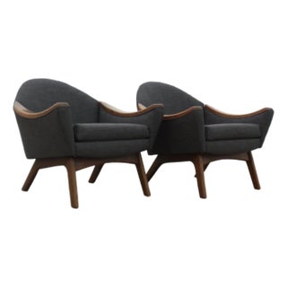Pair of Mid Century Adrian Pearsall Lounge Chairs Model 1806-C for Craft Associates For Sale