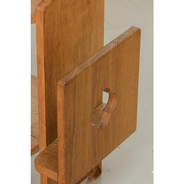 Wood Shelving Unit by Guillerme and Chambron for Votre Maison, France, 1960s For Sale - Image 7 of 13