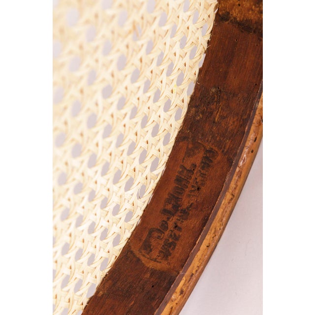 Vintage Austrian Bentwood Chairs from Jacob & Josef Kohn, 1950s, Set of 4 For Sale - Image 9 of 10