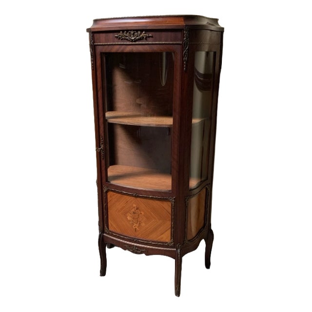 Vintage Art Nouveau Display Cabinet, 1930 For Sale