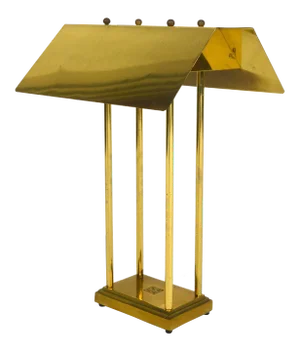 Brass Table Lamp by Peter Ghyczy, 1980s