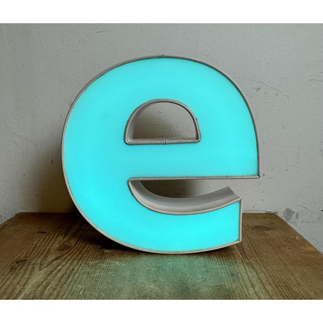 Illuminated Letter E, 1980s For Sale - Image 18 of 18