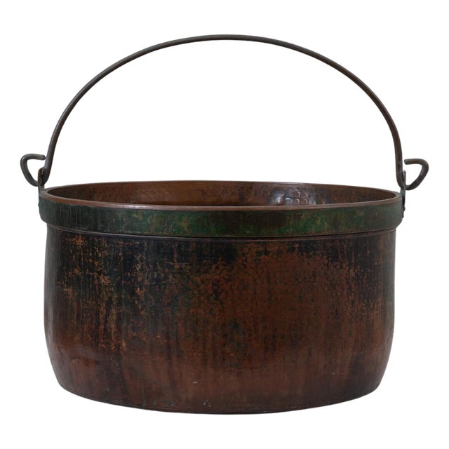 19th Century Belgian Copper Pot For Sale