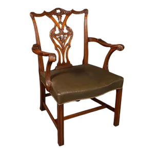 1900's Antique Gentleman's Drawing Room Armchair
