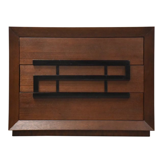 Maximilian for Karp Furniture Mahogany Mid Century Modern Dresser For Sale