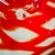 Red Vintage Murano-Style Red & White Hand-Blown Art Glass Handbag Purse Vase For Sale - Image 8 of 9