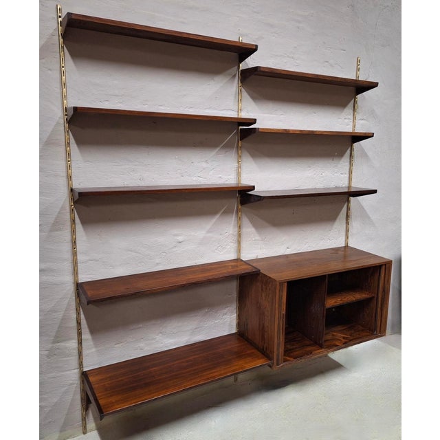 Rosewood Modular Shelf System by Kai Kristiansen for Fm Møbler, Denmark, 1960s For Sale - Image 4 of 13