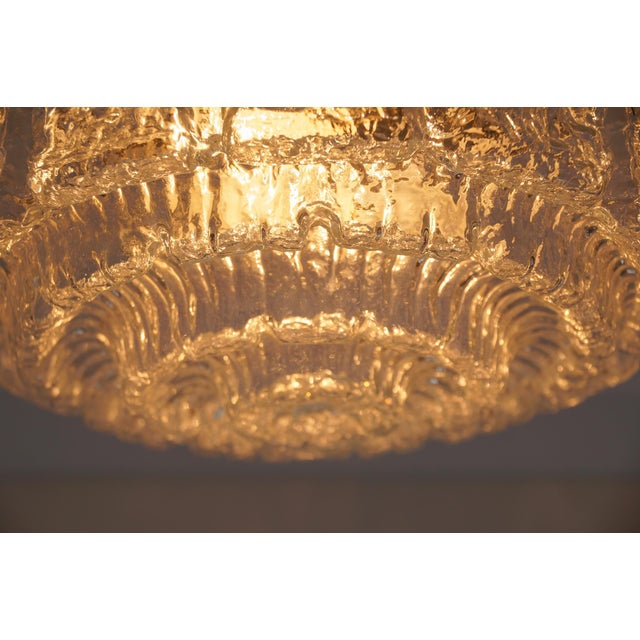Large Bubble Tiered Glass Wall Lamp / Flush Mount by Limburg, Germany, 1960s For Sale - Image 13 of 15