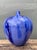 Blue Vintage Drip Glazed Ceramic Vase For Sale - Image 8 of 12