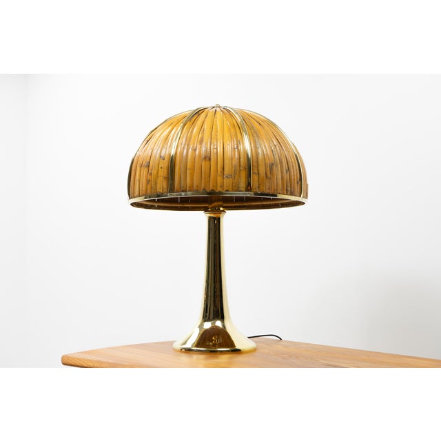 Rising Sun Series Table Lamp by Gabriella Crespi, Italy, 1970s For Sale - Image 6 of 17