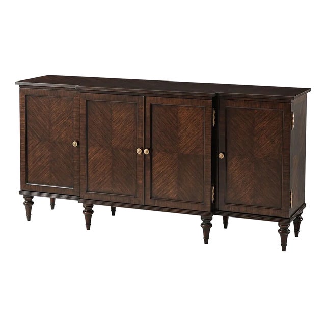English Regency Breakfront Credenza For Sale
