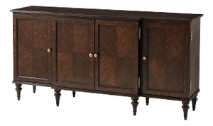 English Regency Breakfront Credenza