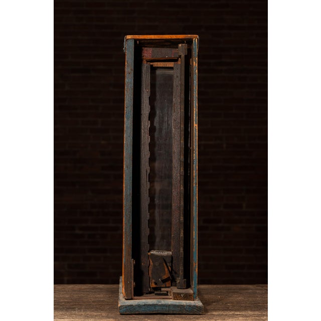 Early 20th Century Antique "High Striker" Folk Art Tabletop Carnival Game For Sale - Image 5 of 13