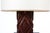 Vintage African Table Lamp in Hand-Carved Iroko Wood, 1950s For Sale - Image 3 of 6