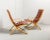 Mid-Century Modern Mid-Century Danish High Back AX Lounge Chairs by Hvidt and Molgaard Nielsen for Fritz Hansen, Set of 2 For Sale - Image 3 of 17