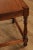 Early 20th Century William & Mary Style Oak Square Top Taboret Side Table For Sale - Image 5 of 12